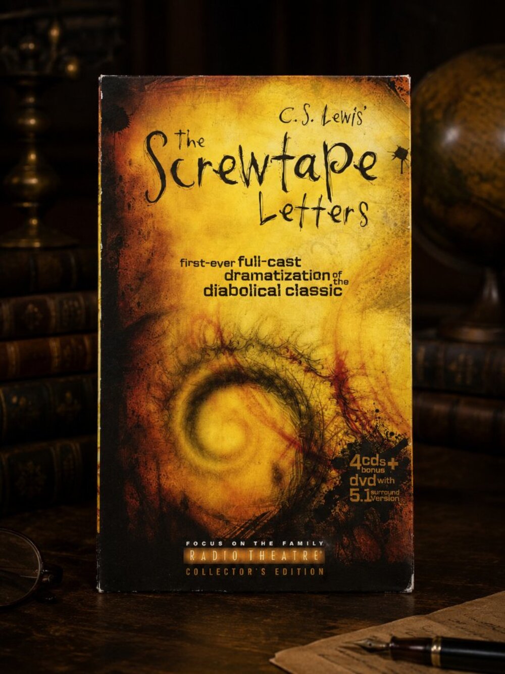 C.S. Lewis The Screwtape Letters (4-CD/1-DVD Set, Region 1) Very Good condition!